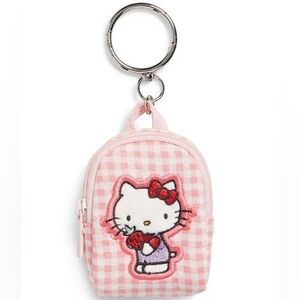 Vera Bradley Hello Kitty Mini Backpack Bag Charm brand new
